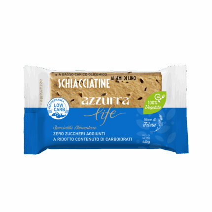 SCHIACCIATINE AI SEMI DI LINO 40 g
