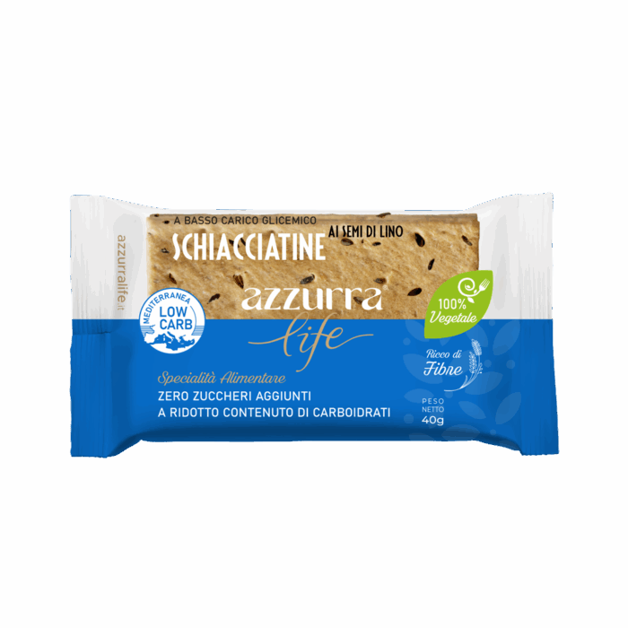 SCHIACCIATINE AI SEMI DI LINO 40 g - immagine 1