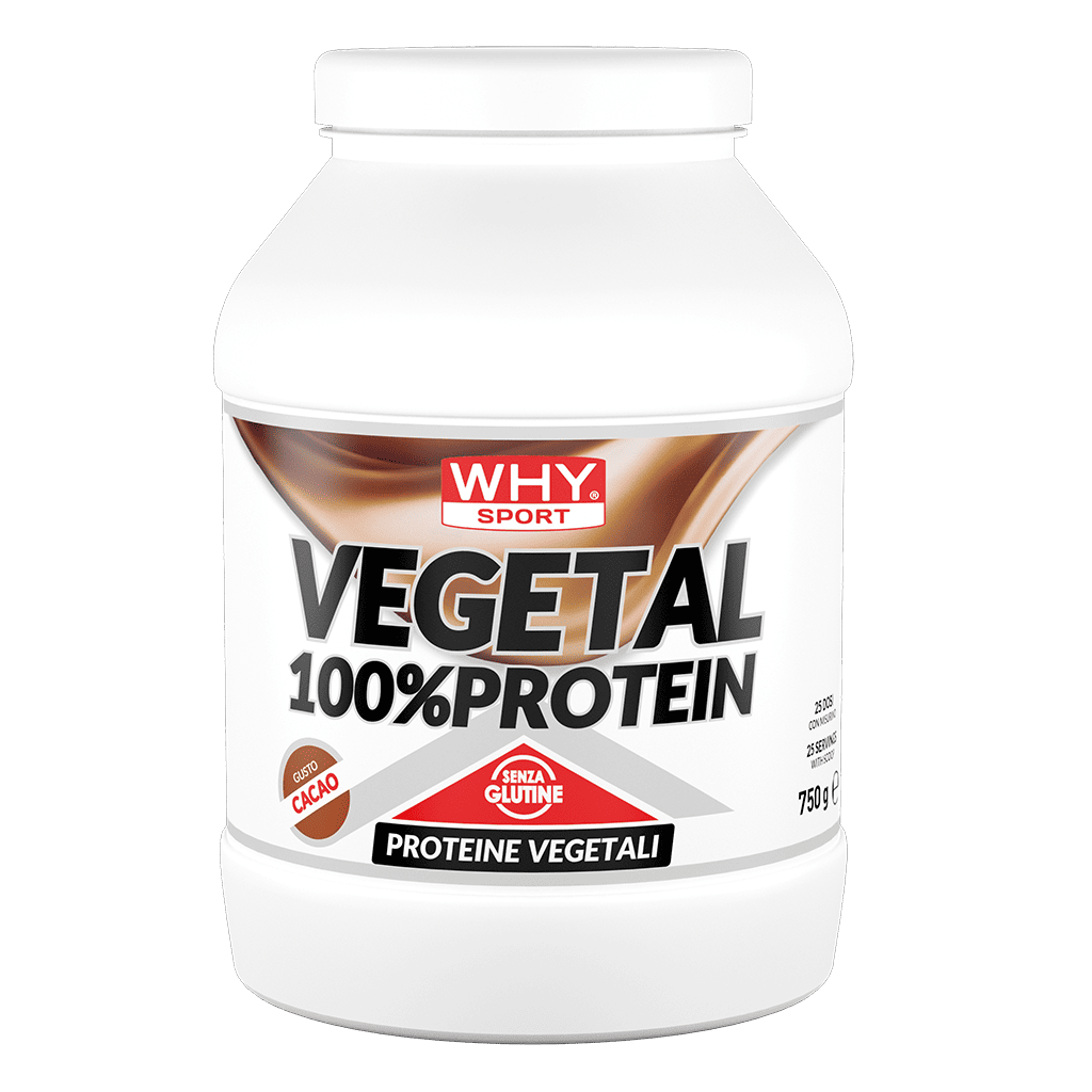 W090_100 vegetal protein 750 g cacao_singolo VEGETAL 100% PROTEIN 750 g - immagine 1