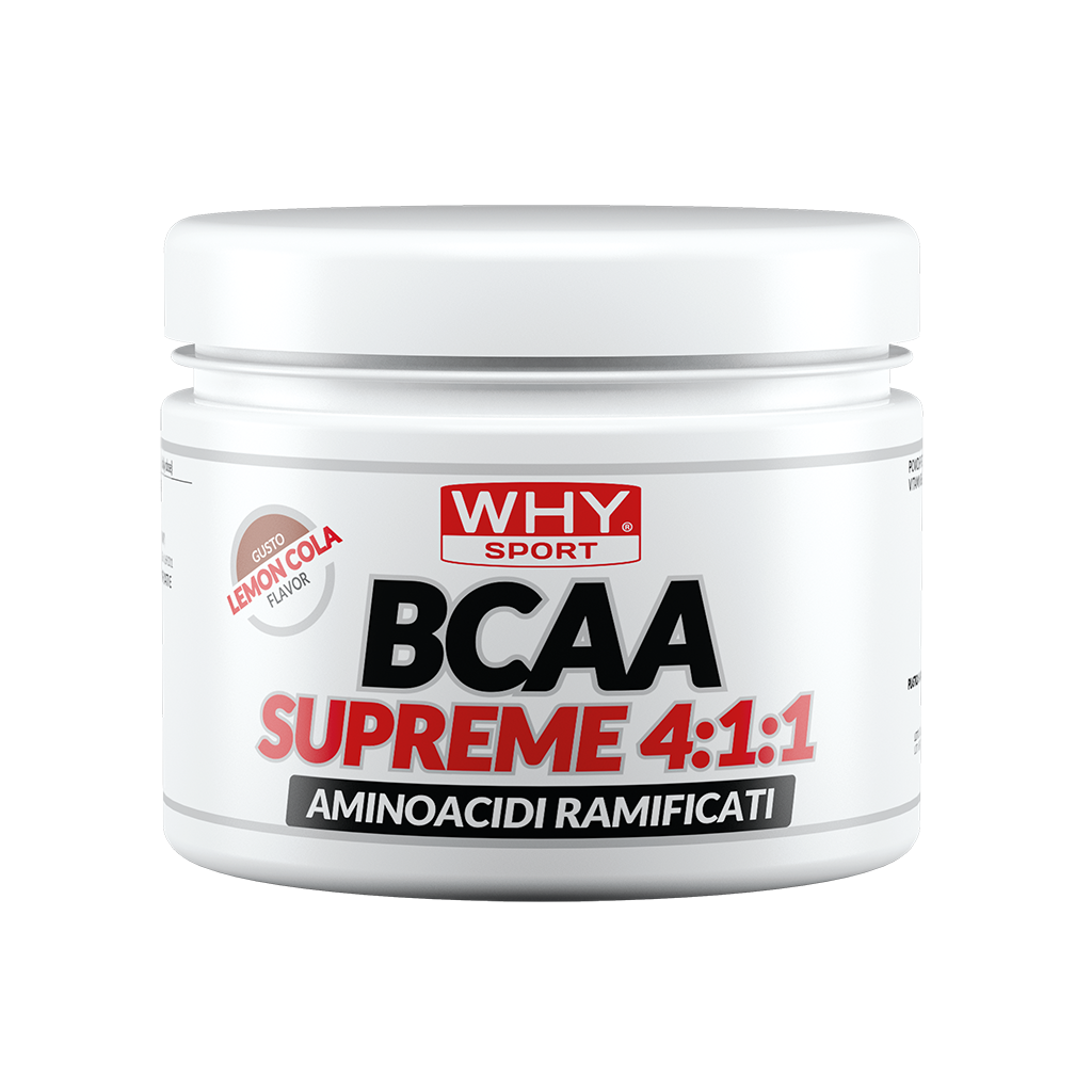 W255_BCAA PURE 411 210 g lemon cola_singolo BCAA SUPREME 4:1:1 LEMON COLA 210 g - immagine 1
