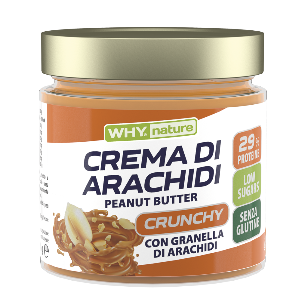 WN054_crema arachidi crunchy 350 g_singolo CREMA DI ARACHIDI CRUNCHY 350 g - immagine 1