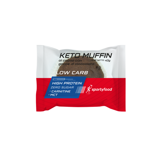 sf016-1788247220.webp KETO MUFFIN AL CACAO CON GOCCE DI CIOCCOLATO 40 g - immagine 1